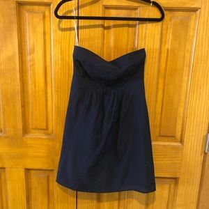 Greylin navy blue strapless dress